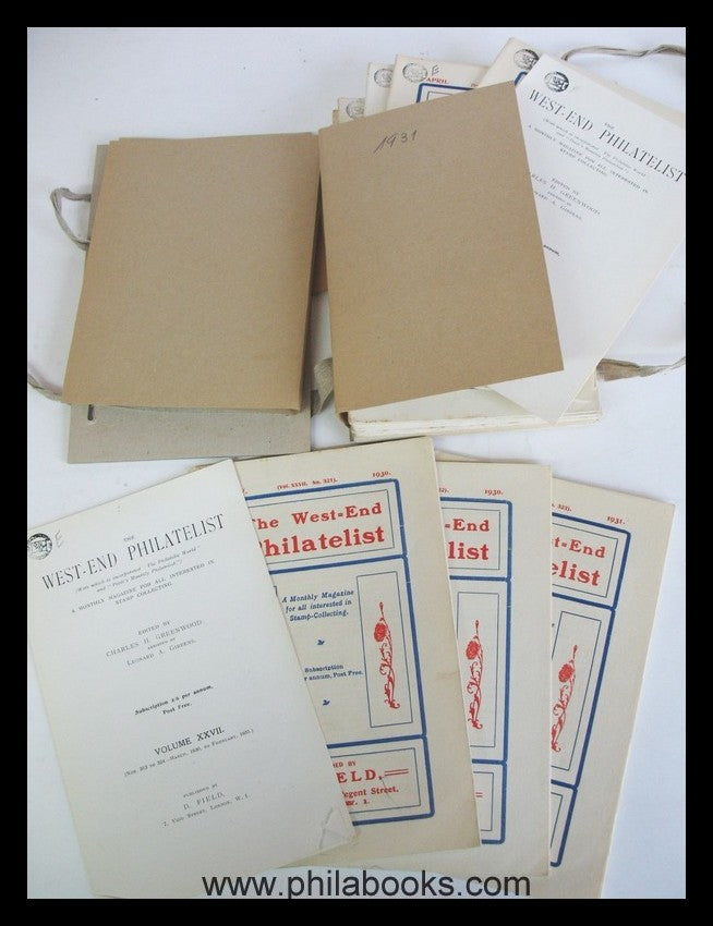 The West-End Philatelist, edited by Charles H. Greenwood, publishe ...
