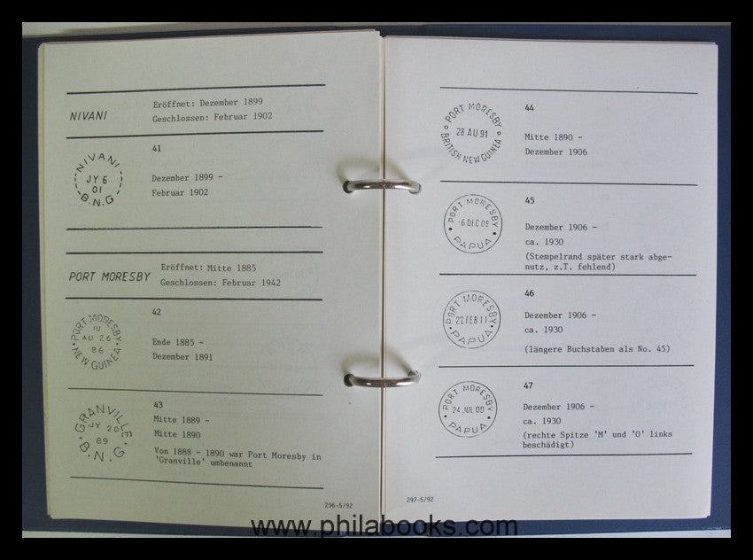 Handbuch Neuguinea, Loseblatt im Orig.-Ringbinder, 1988-92, bis da ...