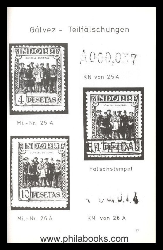 ForGe Andorra - Philatelie, Echt oder Falsch?, Studie über die ers ...