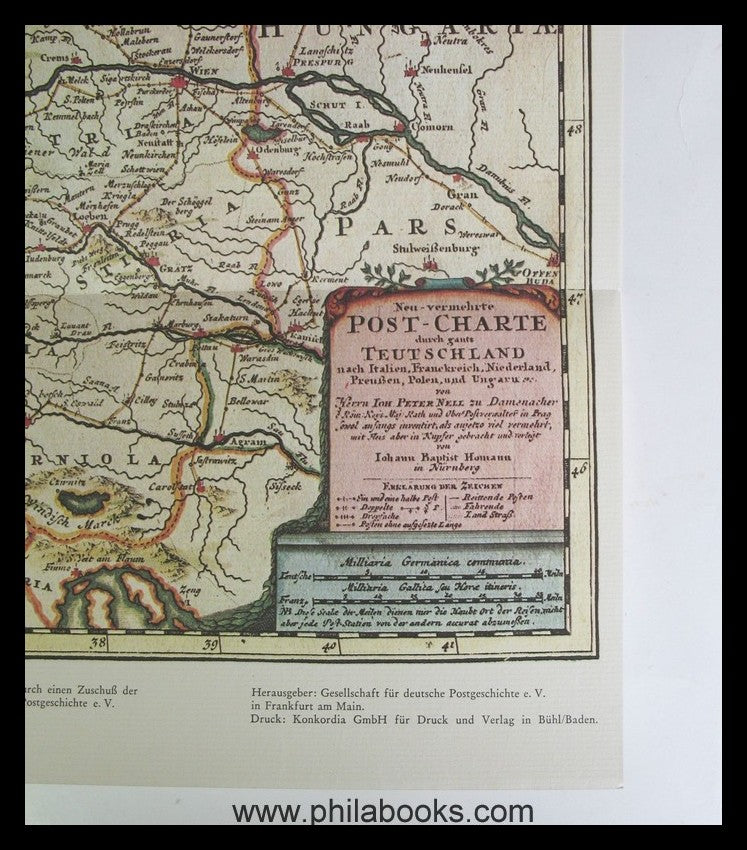 1709, Postrum seu Veredariorum Stationes per Germaniam et Provinci ...
