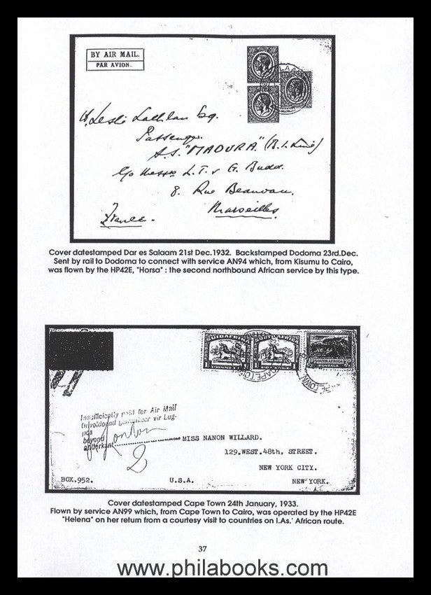 Wingent, P., Movements of Aircraft on Imperial Airways, African Ro ...