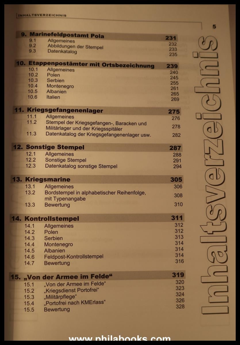 Rainer, Herwig: Stempel-Handbuch der K.u.K. Feldpost in Österreich ...