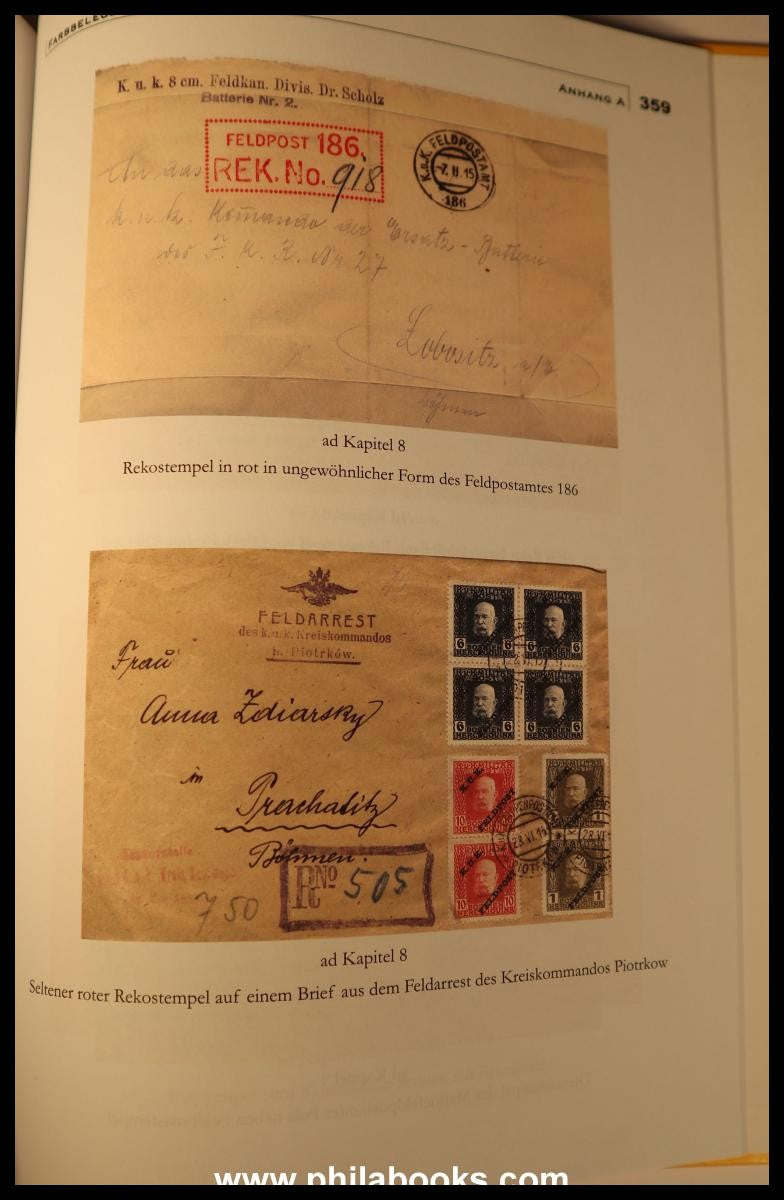 Rainer, Herwig: Stempel-Handbuch der K.u.K. Feldpost in Österreich ...