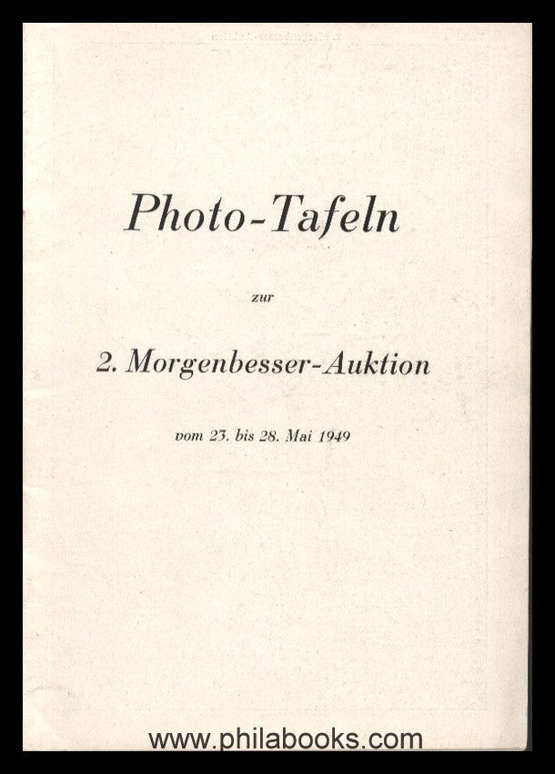 Morgenbesser, Auktion 001-002, 1949-03, #ad