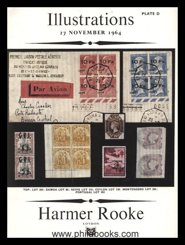 Harmers, Auktion, 1964-11