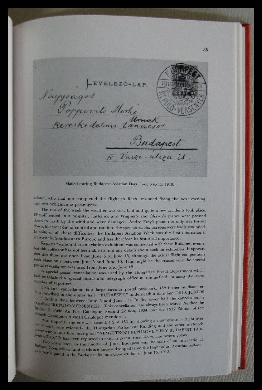 Kronstein, Dr. M., Pioneer Airpost Flights of the World 1830-1935, ...