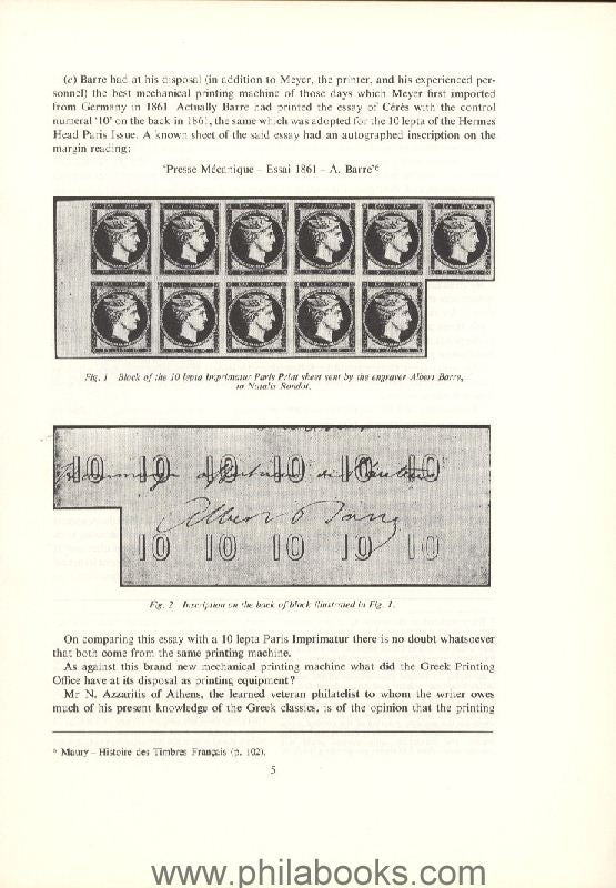 Photiadis, GM The First Athens Issue of the Large Hermes Heads o ...