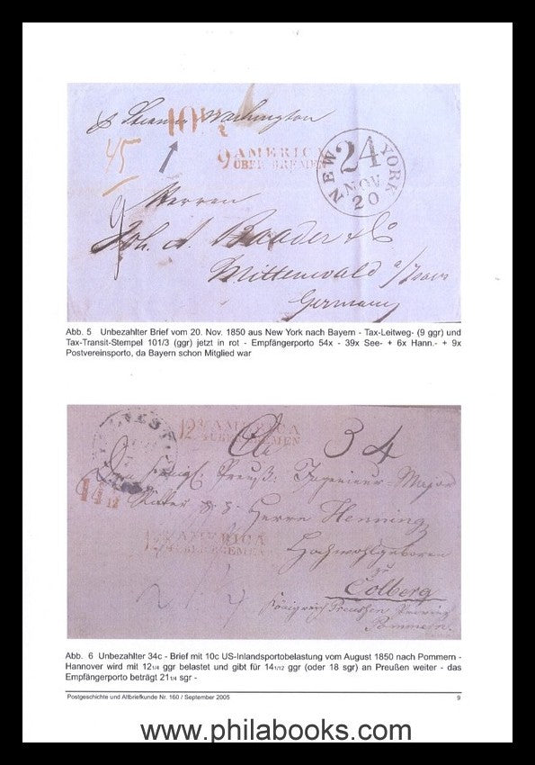 Meyer, Friedrich: Bremen Mail- der erste transatlantische Postvert ...