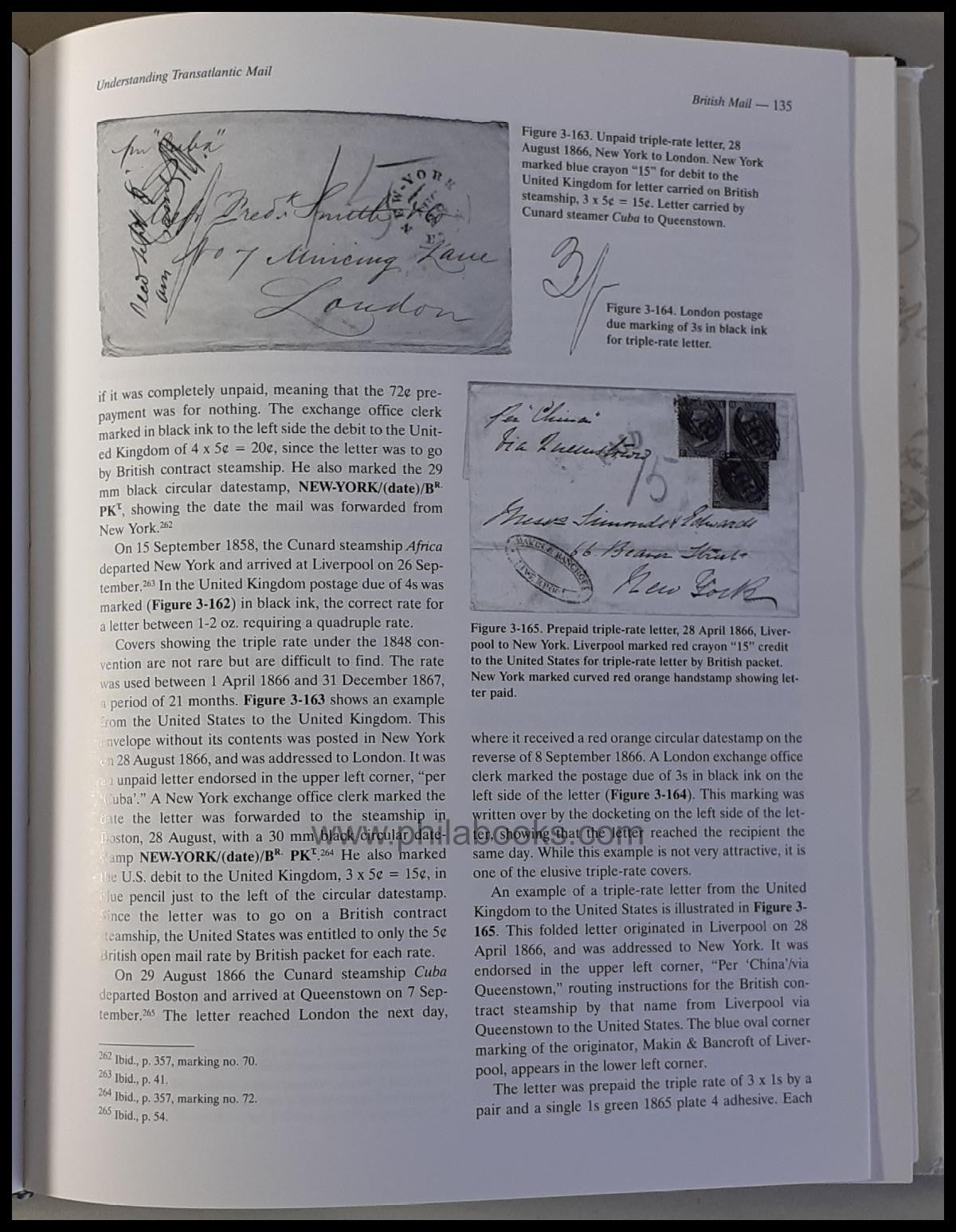 Winter, R. F., Understanding Transatlantic Mail, Volume I, 2006, b ...