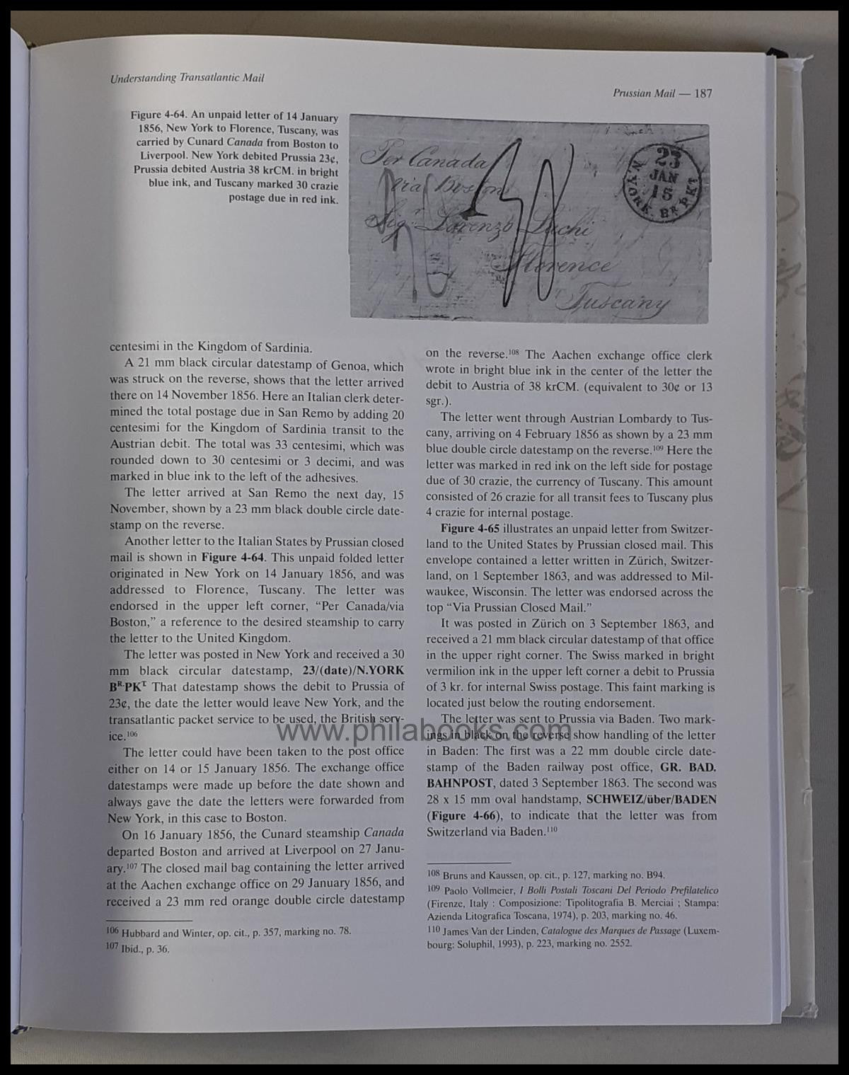 Winter, R. F., Understanding Transatlantic Mail, Volume I, 2006, b ...