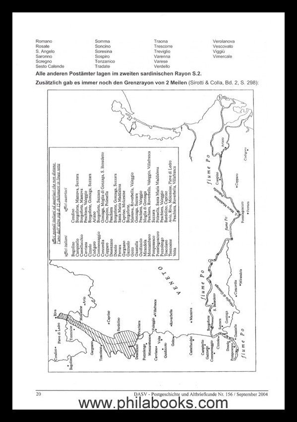 Amplatz, M., Der Postvertrag Österreichs mit Sardinien von 1853 un ...