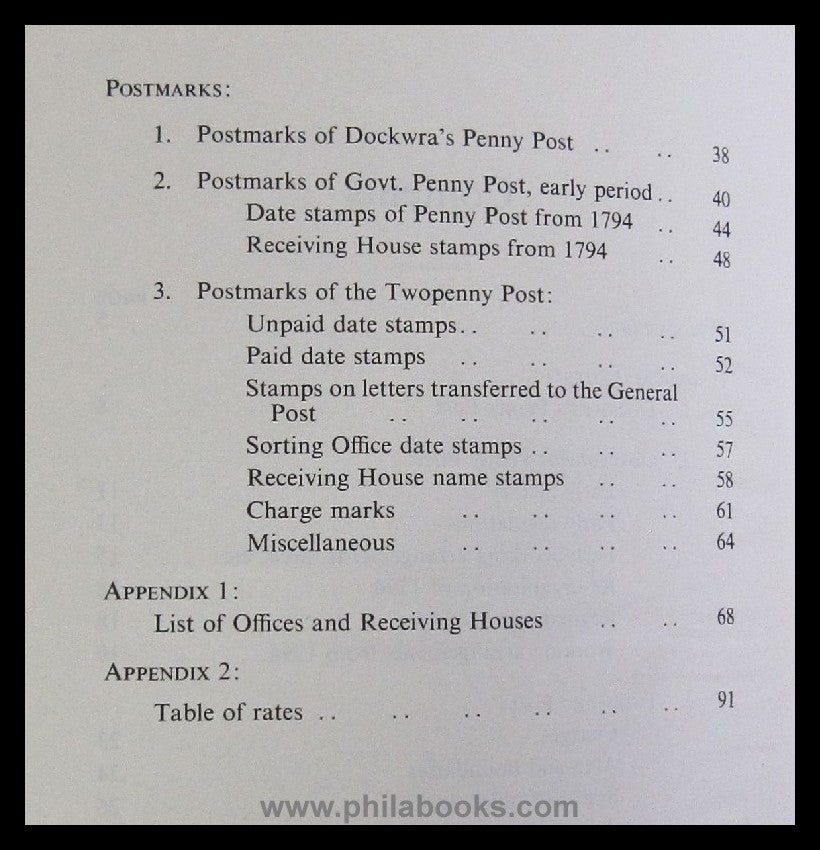 Brumell, G., The Local Posts of London 1680-1840. With a descripti ...