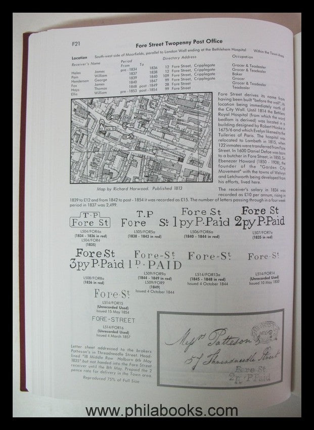 Feldman (Hugh), Letter Receivers of London 1652-1857. A history of ...