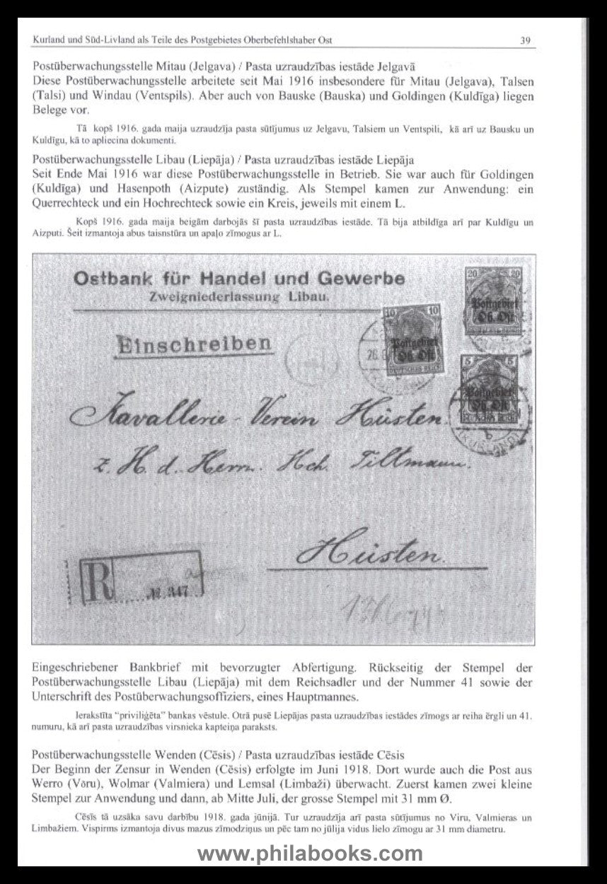ForGe Lettland, 3. Symposium zur Postgeschichte Lettlands. Wenden  ...