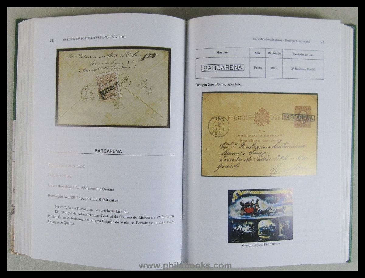 Vaz Pereira, P.M., Os Correios Portugueses Entre 1853-1900, Tomo I ...