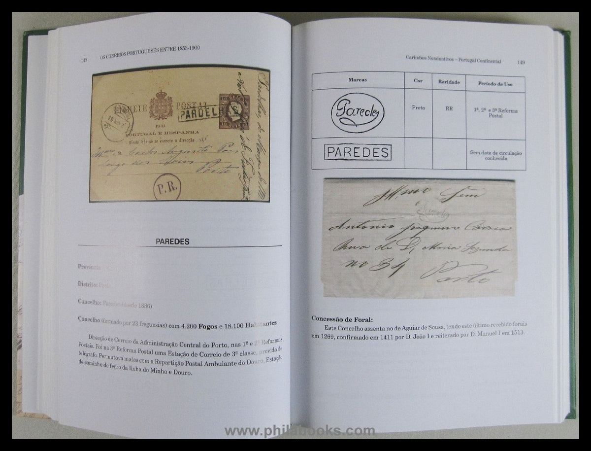 Vaz Pereira, P.M., Os Correios Portugueses Entre 1853-1900, Tomo I ...