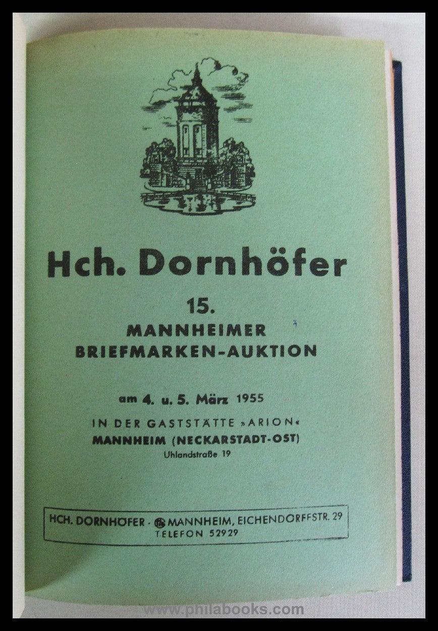 Dornhöfer, Auktion 015, 1955