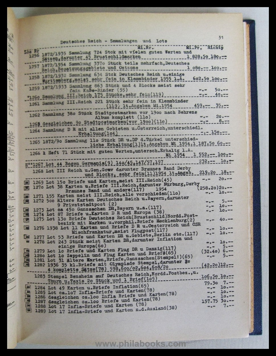 Dornhöfer, Auktion 015, 1955