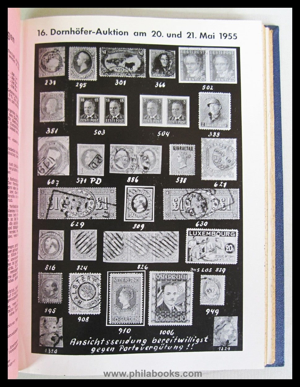 Dornhöfer, Auktion 015, 1955