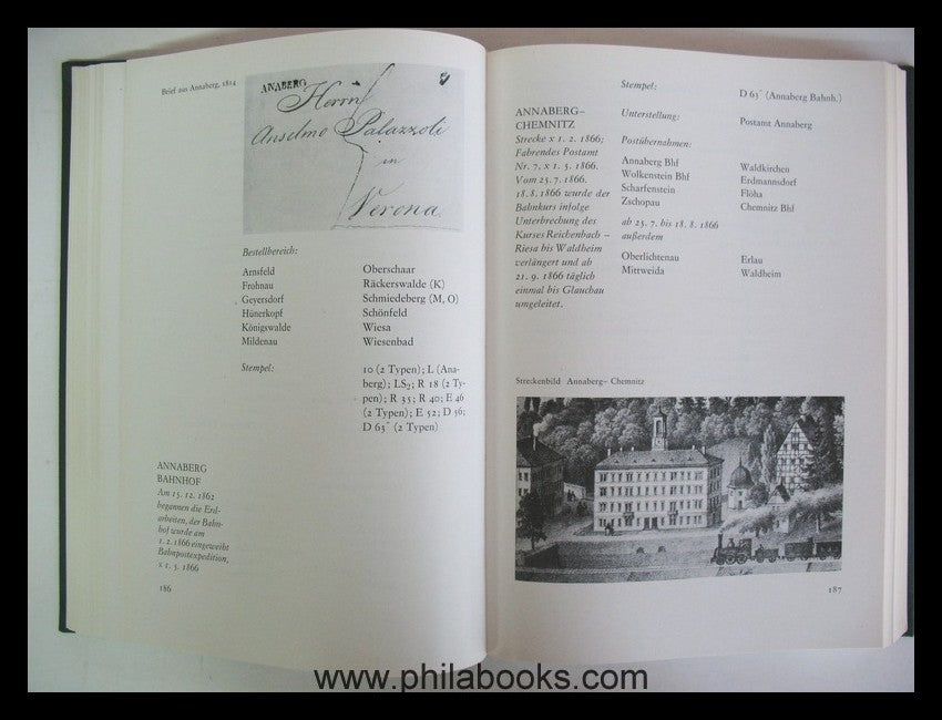 Milde/Schmidt, The old Sachsenpost, 1973, magnificent standard w...