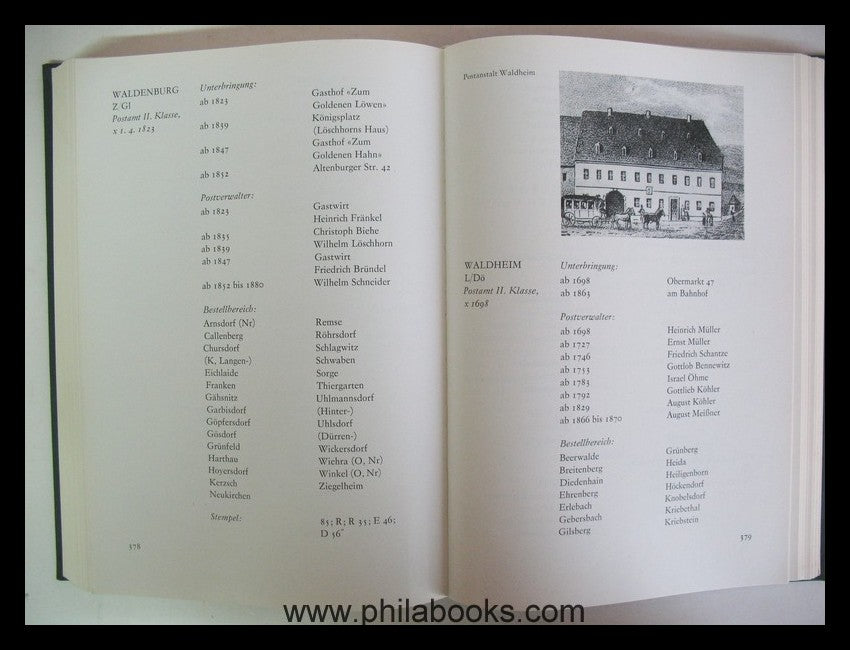 Milde/Schmidt, The old Sachsenpost, 1973, magnificent standard w...
