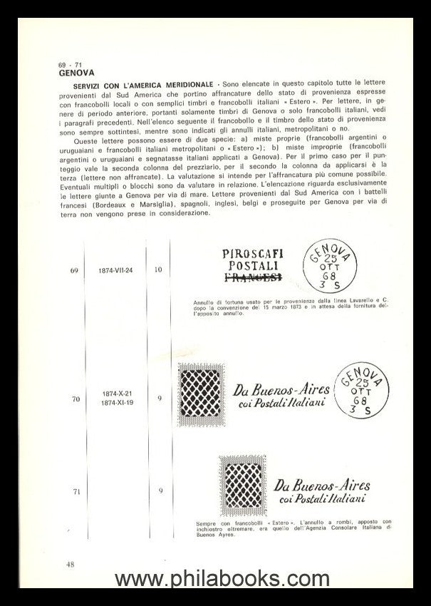 del Bianco, U., Gli annulli marittimi Italiani, in uso anteriormen ...