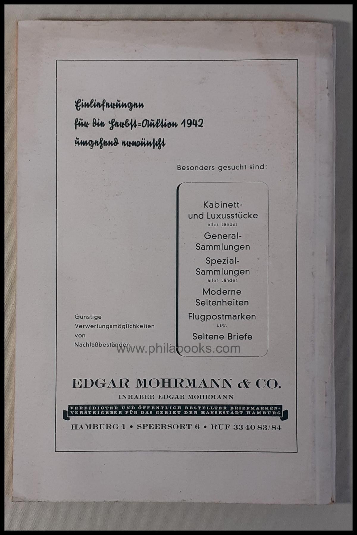 Mohrmann-München, Auktion 047, 1942-05