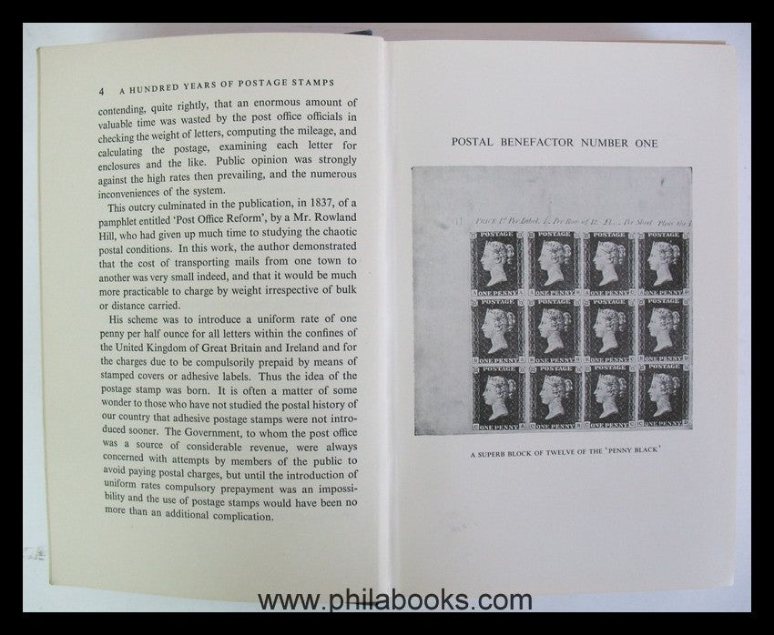 Hamilton, Patrick, A Hundred Years of Postage Stamps, 1939, 300 S. ...