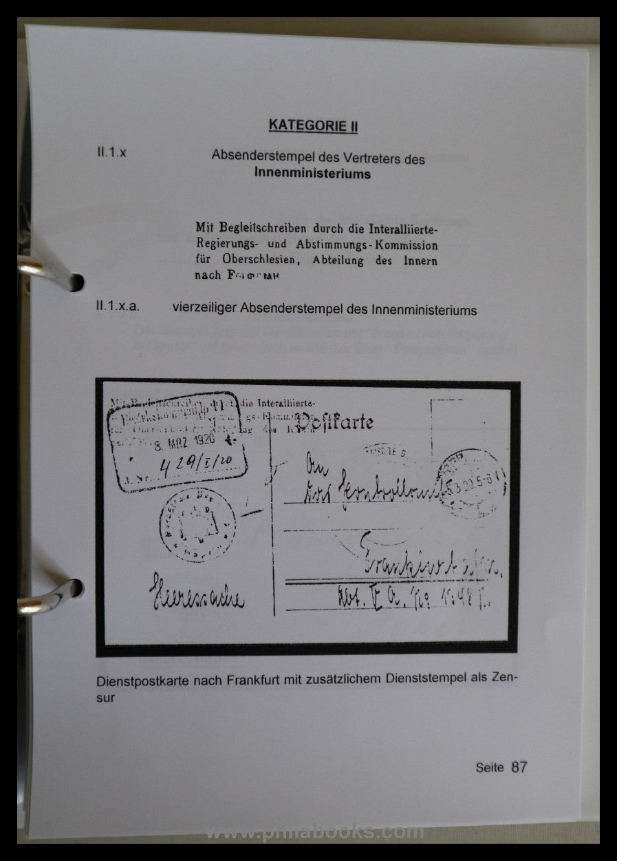 Gruber, Gunnar: Die Dienststempel der Interalliierten Kommission i ...
