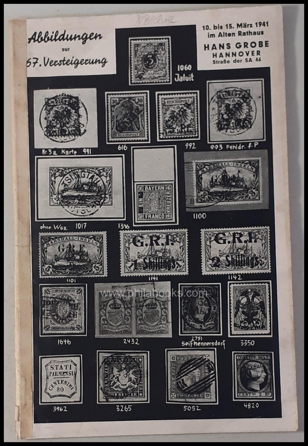 Grobe, Auktion 067, 1941-03