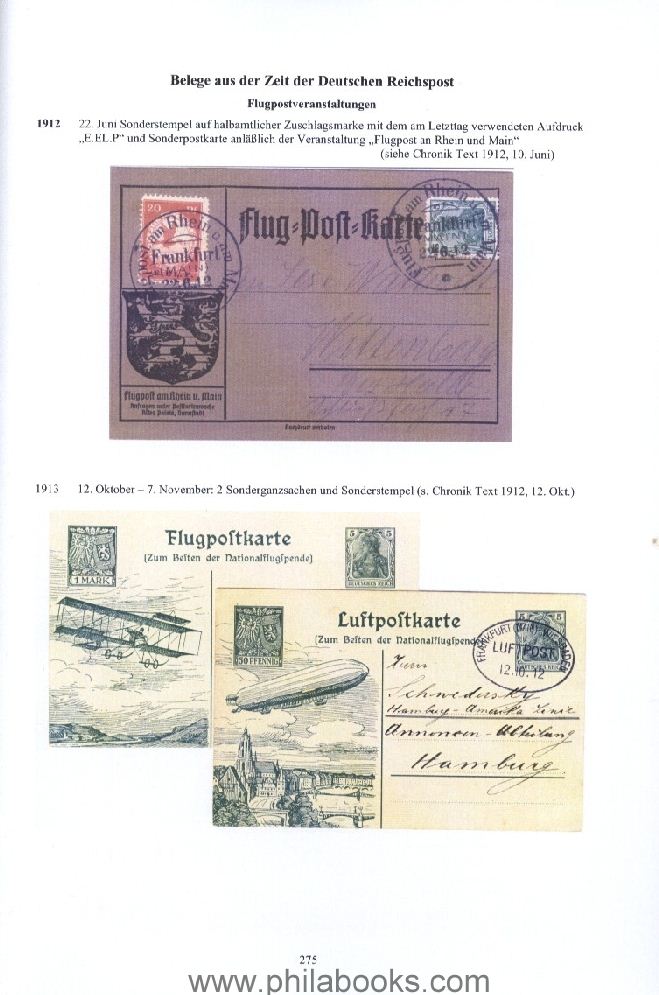 FRANKFURT A.M., Kremer, Karl Heinz, Chronik der Post in Frankfurt  ...