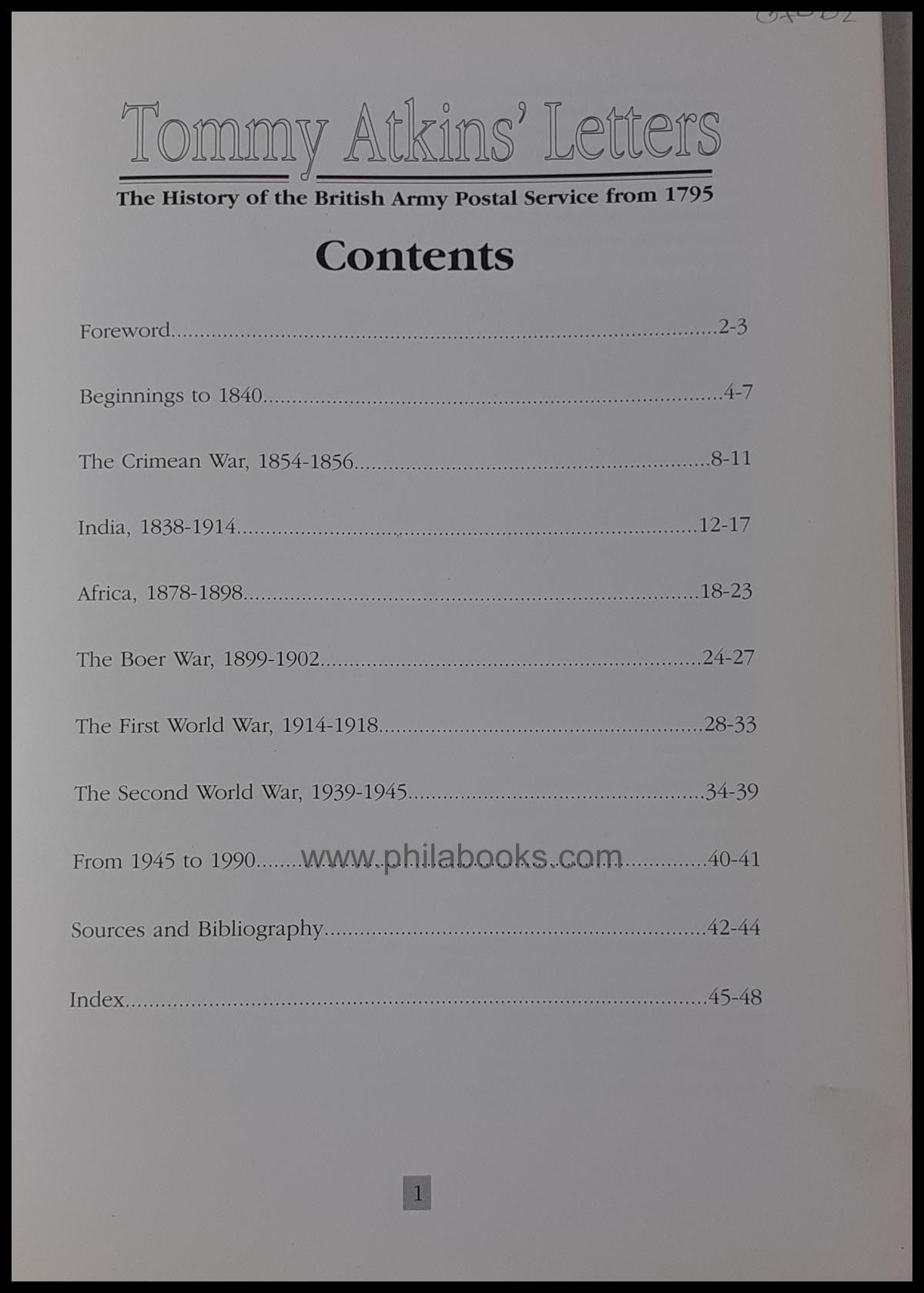 Boyden, Peter B., Tommy Atkins' Letters, The History of the Britis ...