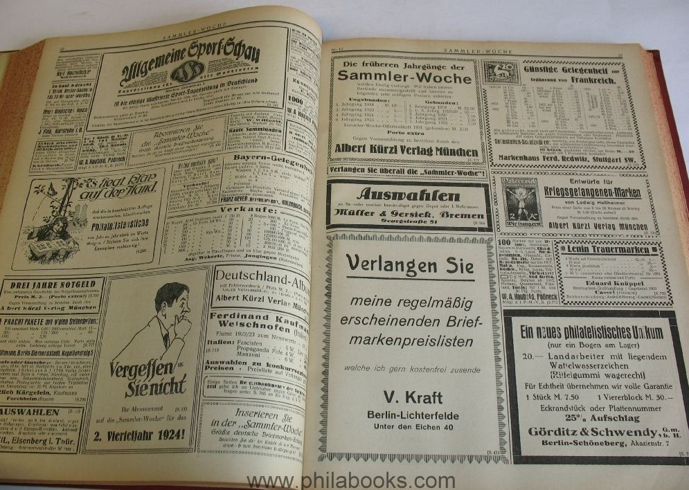 Collector's Week, German Stamp Newspaper, 7th year, issues...