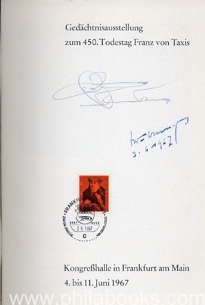 Thurn und Taxis, Katalog zur Gedächtnisausstellung zum 450. Todest ...