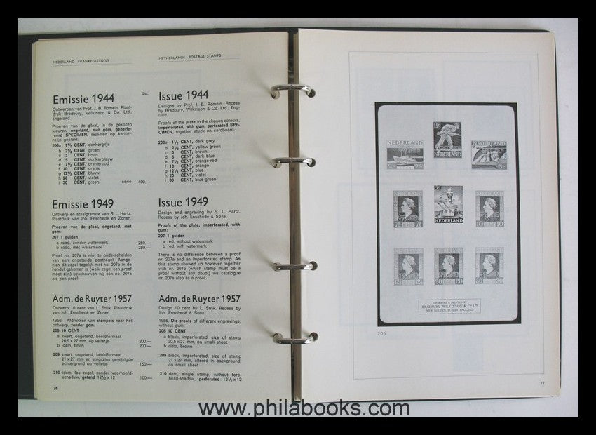 van Dieten, J.L., Catalogus Proeven, 1966, 199 S.,Katalog der Prob ...