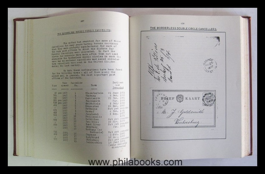 Batten, A.G.M., More about the Postmarks of the Orange Free State  ...