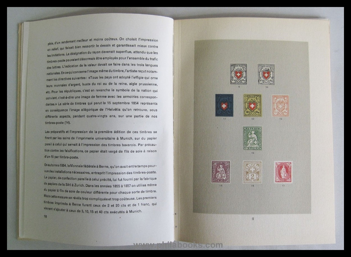Direction Générale des Postes, Le Centenaire des Timbres-Poste Sui...