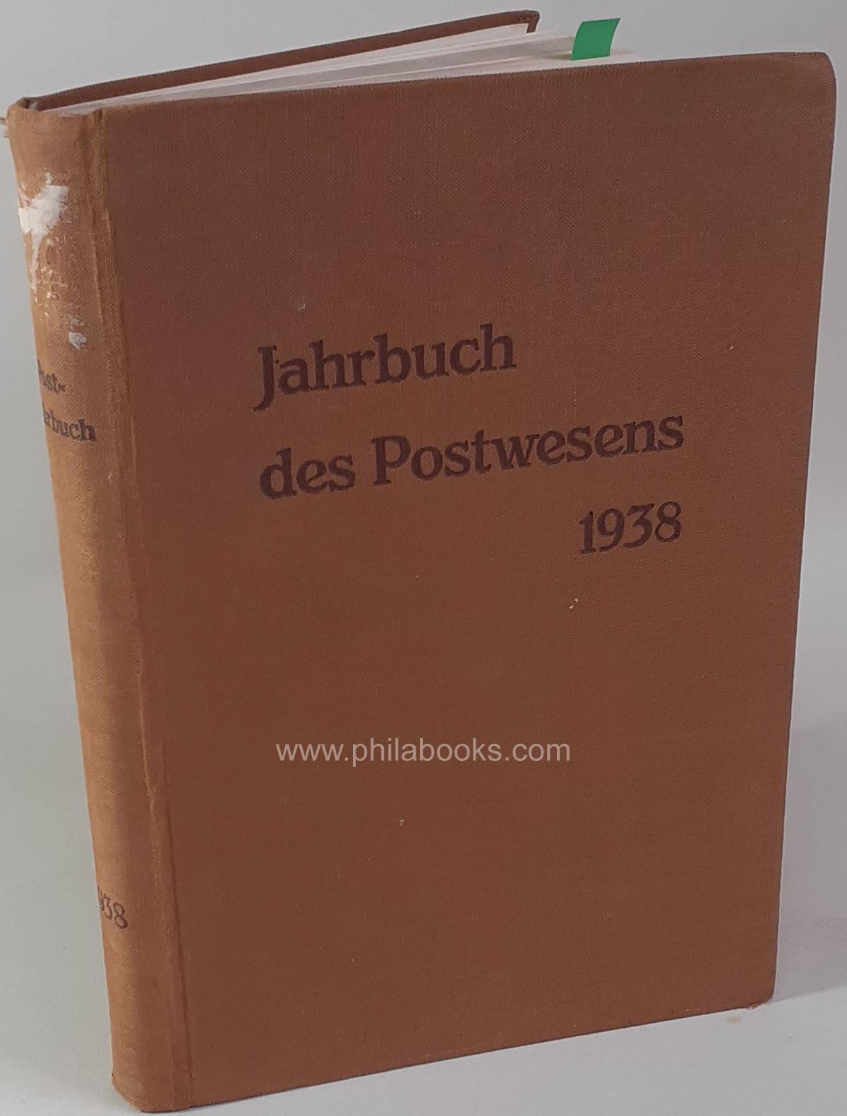 Jahrbuch des Postwesens 1938, 1939, Leinen, 528 S. , darin u.a. fo ...