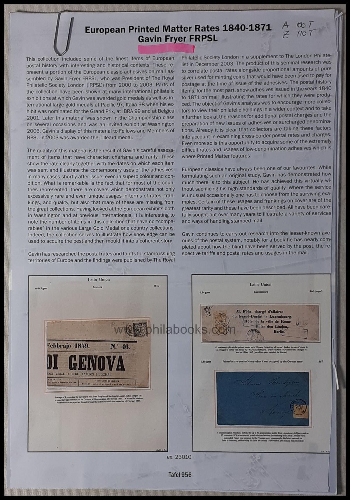 Freyer, Garvin/ Whiteside, John: The Silver Yardstick 1840-1871, C ...
