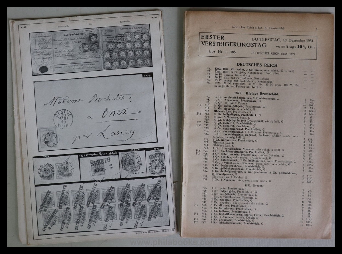 HeinrichKöhler, Auktion 074, 1931-12