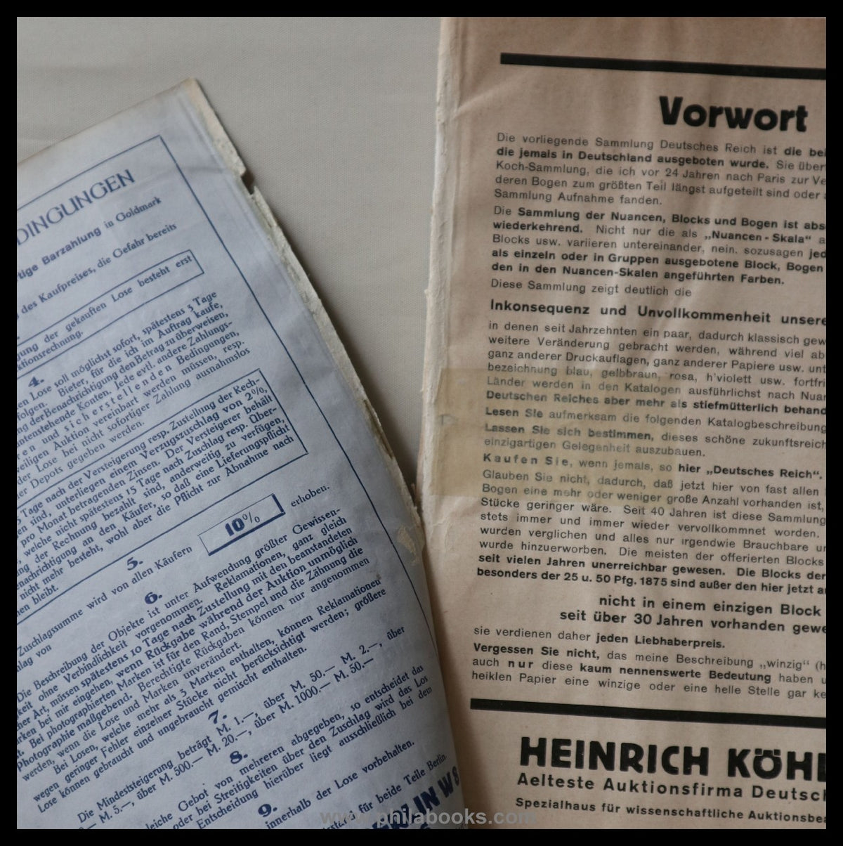 HeinrichKöhler, Auktion 074, 1931-12