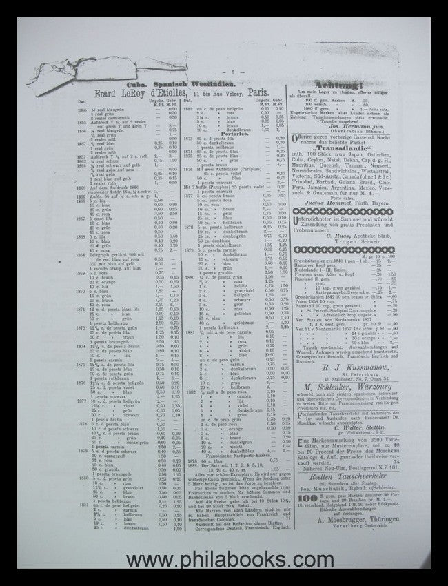 philabooks.com (ed.), Early German stamp dealers, albums and ...