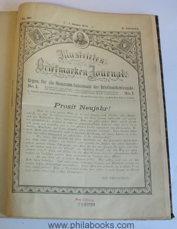 Senf, Leipzig, Illustrirtes Briefmarken-Journal, Organ für die Ges ...