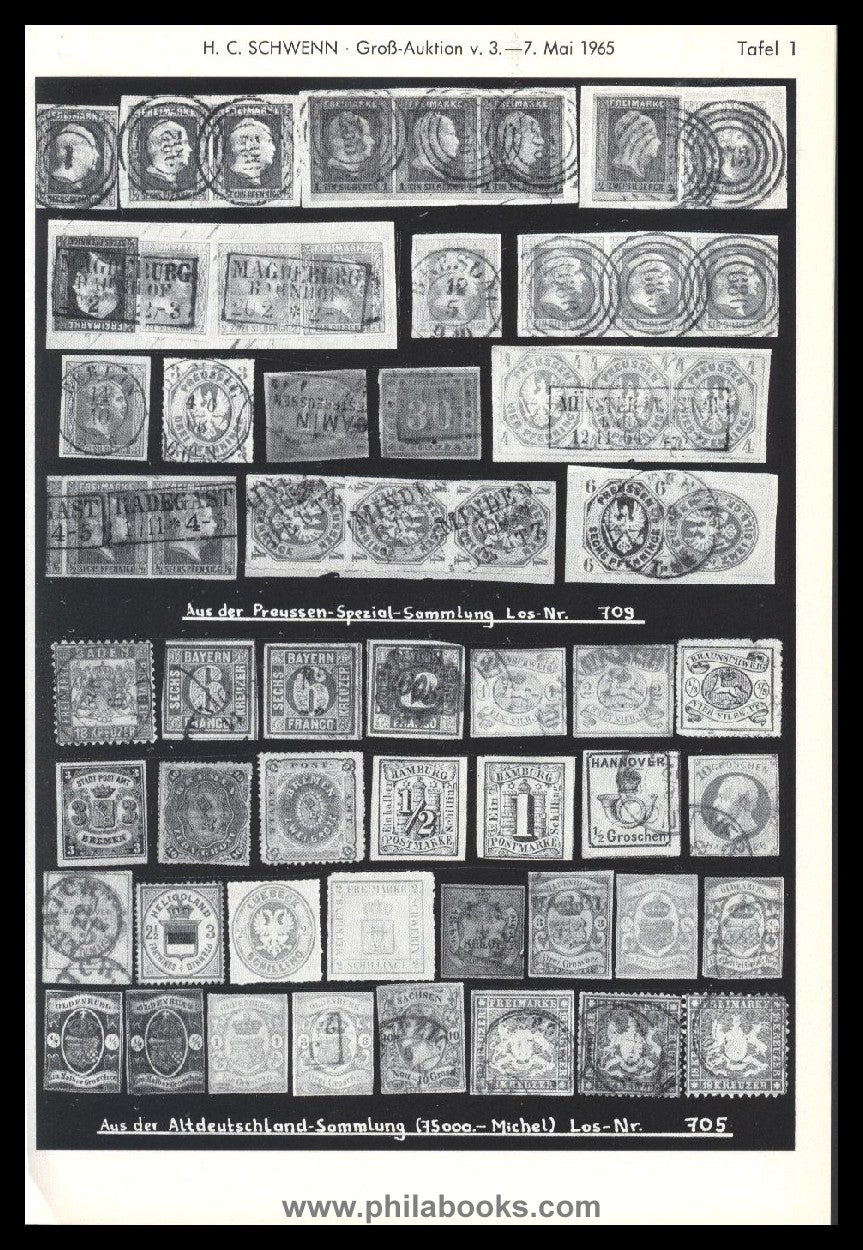 Schwenn, Auktion 001, 1965-05