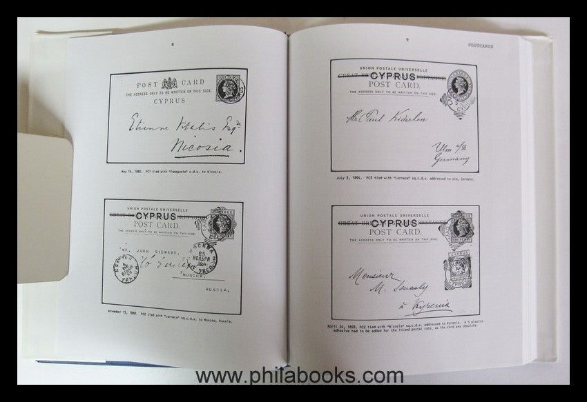 Ioannides, A.C./Podger, C.J., Cyprus Postal Stationery 1880-1992,  ...