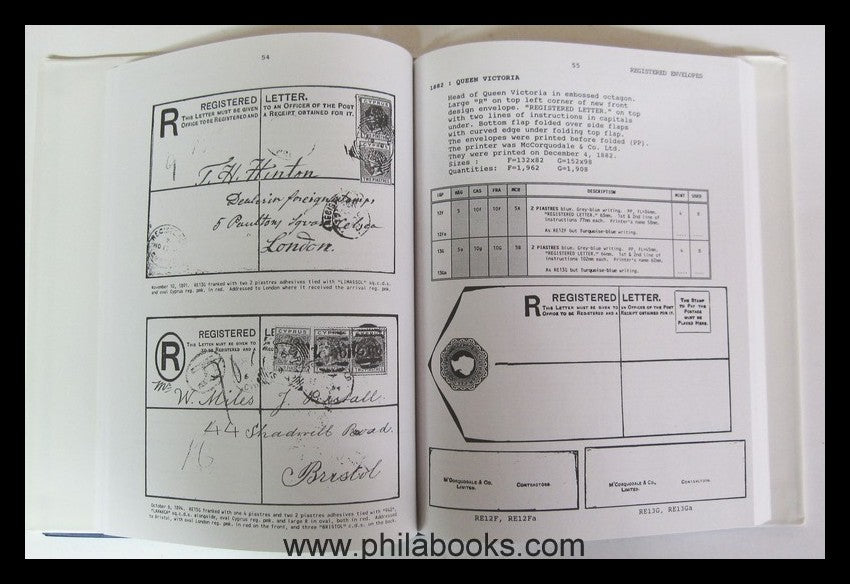 Ioannides, A.C./Podger, C.J., Cyprus Postal Stationery 1880-1992,  ...