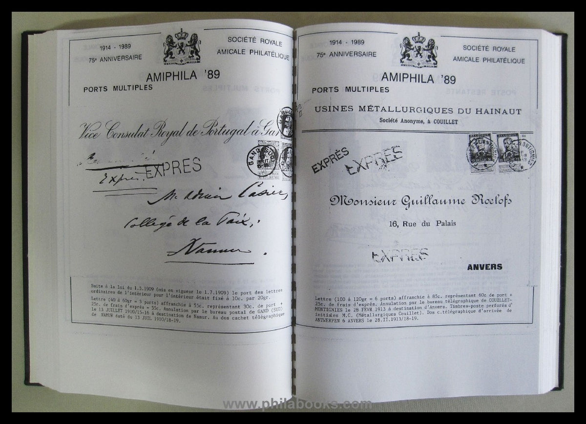 Expres Amphila '89, Society Royale Amicale Philatelique 1914-1989, ...