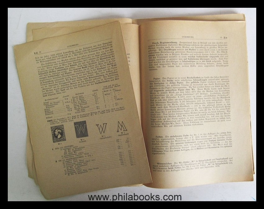 Rudolphi, H. von, Handbook of Stamp Studies, delivery 16/17, ...