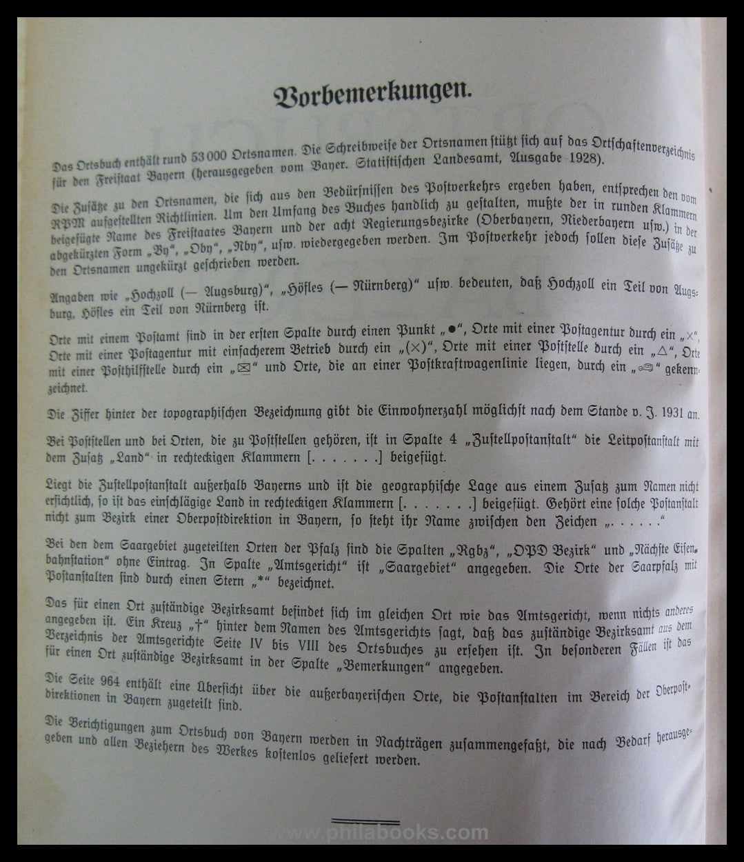 BAYERN, Reichspostzentralamt, Abteilung München (Verkehrsamt), Ort ...