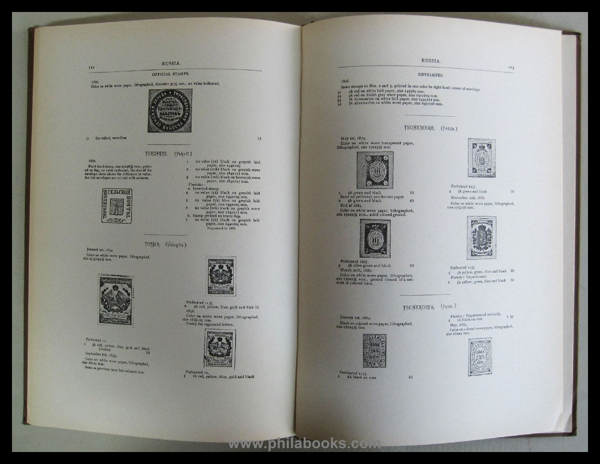 Herrick, WM, Russian Rural Stamps, fully illustrated and giving th ...